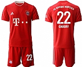 2020-21 Bayern Munich 22 GNABRY Home Soccer Jersey,baseball caps,new era cap wholesale,wholesale hats